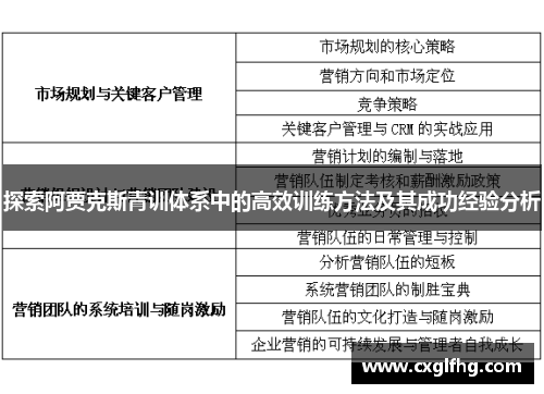 探索阿贾克斯青训体系中的高效训练方法及其成功经验分析